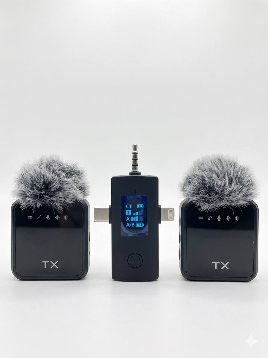 F11-2 Dual Wireless Microphone System | Universal Plug & Play