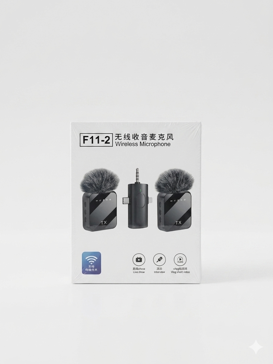 F11-2 Dual Wireless Microphone System | Universal Plug & Play