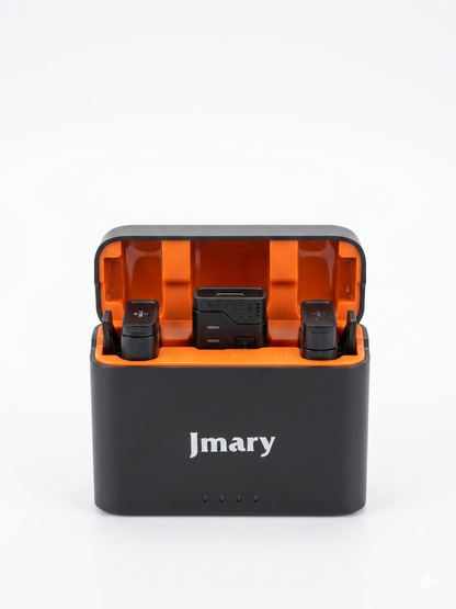 Jmary MW-16 2.4G Wireless Microphone Kit with Charging Case