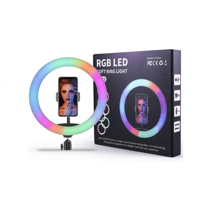 16 inch Professional RGB Soft Ring Light with Smartphone Holder (Copy)